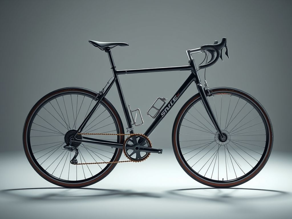 O que é Bicicleta com pneus finos