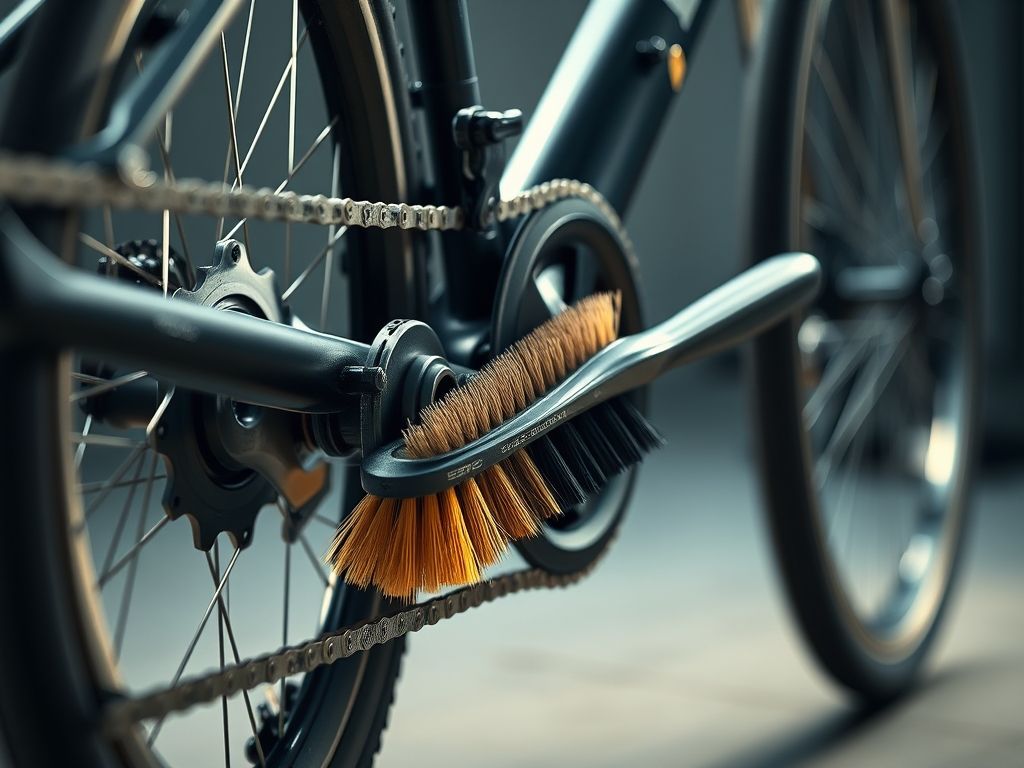 O que é Escova de limpeza bicicleta