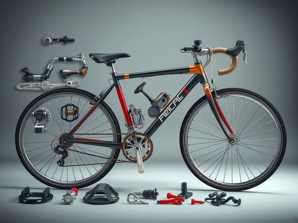 O que é Peças bicicleta O que é Peças bicicleta