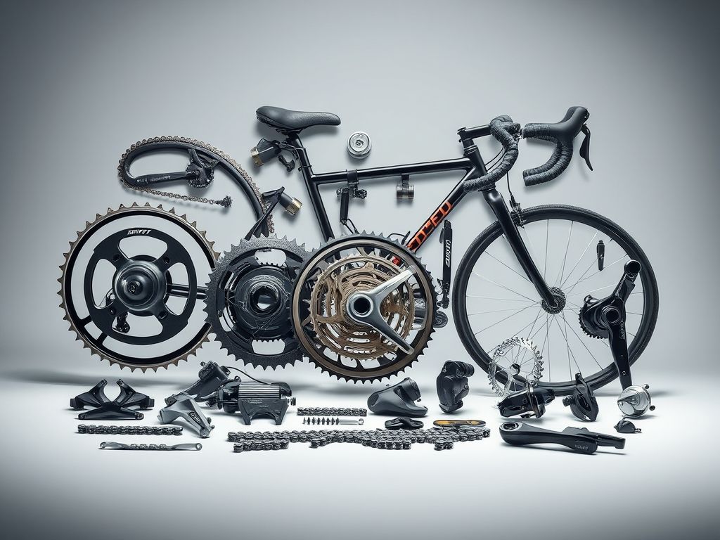 O que é Peças compatíveis de bicicleta